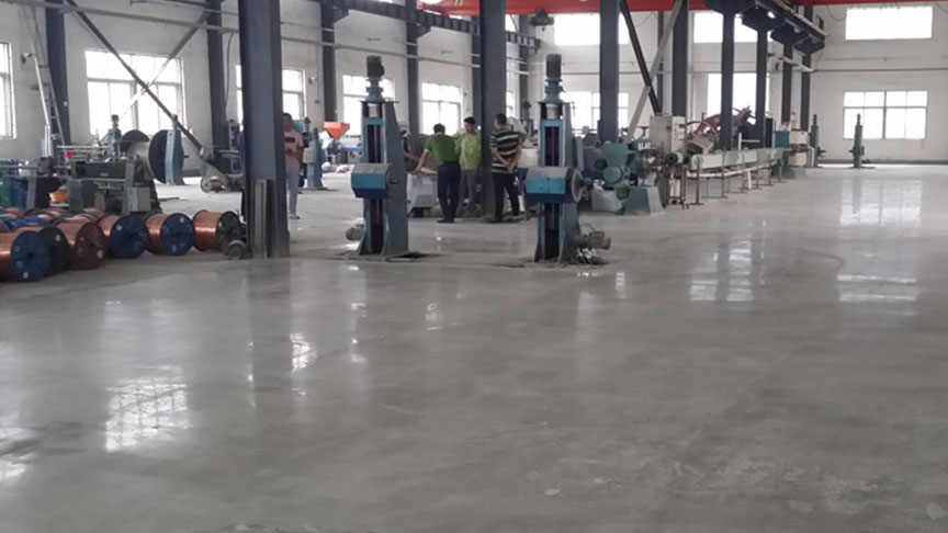 鑫辽海电缆厂固化地坪