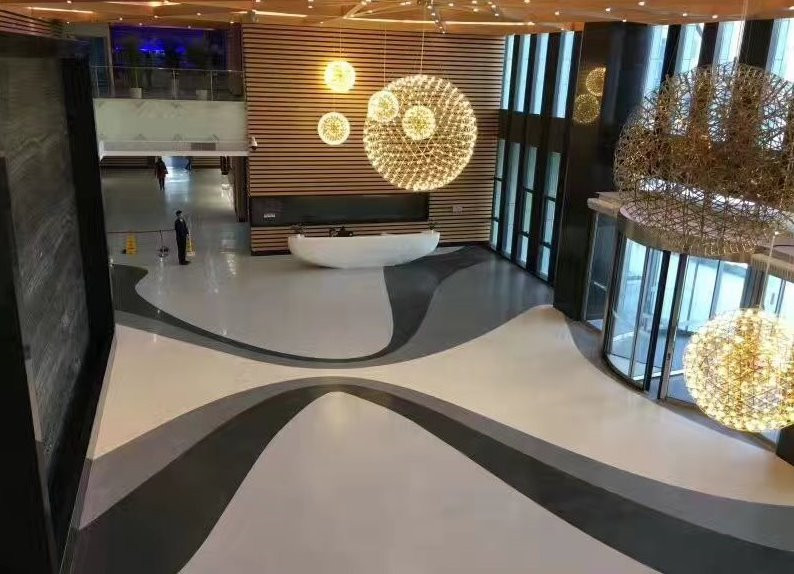 酒店大堂环氧磨石地坪