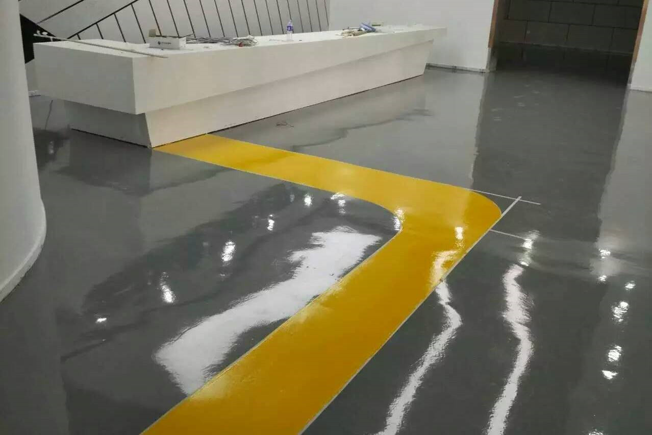 商场办公室地坪漆 (2)