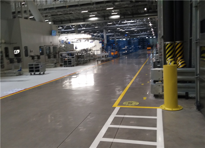 沈阳宝马工厂固化剂地坪