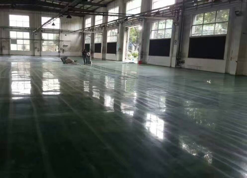 染色固化剂地坪施工