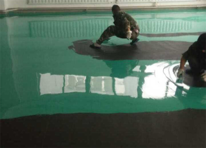 环氧防静电面漆施工 (3)