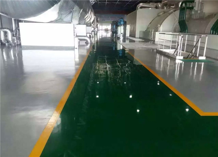 环氧自流平滚涂-厂房地坪